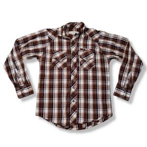 Five Four Shirt Size Small Men's Long Sleeve Button Down Shirt Plaid Checkered